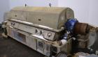 Used Sharples PM-75000 Super-D-Canter Centrifuge. 316/317 Stainless steel construction on product contact areas. Maximum bowl speed 2600 rpm, 360 degree solid discharge ports with STC liners, 10