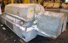 Used Sharples PM-75000 Super-D-Canter Centrifuge. 316/317 Stainless steel construction on product contact areas. Maximum bowl speed 2600 rpm, 360 degree solid discharge ports with STC liners, 10