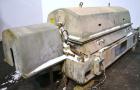 Used Sharples PM-75000 Super-D-Canter Centrifuge. 316/317 Stainless steel construction on product contact areas. Maximum bowl speed 2600 rpm, 360 degree solid discharge ports with STC liners, 10