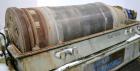 Used Sharples PM-75000 Super-D-Canter Centrifuge. 316/317 Stainless steel construction on product contact areas. Maximum bowl speed 2600 rpm, 360 degree solid discharge ports with STC liners, 10
