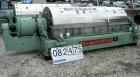 USED: Tomoe/Sharples PM-75000 Super-D-Canter centrifuge, 316 stainless steel construction on product contact areas. Max bowl speed 2700 rpm, 10