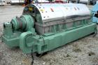 USED: Tomoe/Sharples PM-75000 Super-D-Canter centrifuge, 316 stainless steel construction on product contact areas. Max bowl speed 2700 rpm, 10