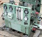 USED: Tomoe/Sharples PM-75000 Super-D-Canter centrifuge, 316 stainless steel construction on product contact areas. Max bowl speed 2700 rpm, 10