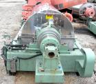 Bowl grooves USED: Tomoe/Sharples PM-75000 Super-D-Canter centrifuge, 316 stainless steel construction on product contact areas. Max bowl speed 2700 rpm, 10