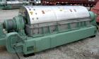 Bowl grooves USED: Tomoe/Sharples PM-75000 Super-D-Canter centrifuge, 316 stainless steel construction on product contact areas. Max bowl speed 2700 rpm, 10