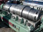 Bowl grooves USED: Tomoe/Sharples PM-75000 Super-D-Canter centrifuge, 316 stainless steel construction on product contact areas. Max bowl speed 2700 rpm, 10