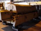 Used Sharples PM-85000 Super-D-Canter Centrifuge. 316 stainless steel construction on product contact areas. Max bowl speed 2345 rpm, sintered tungsten carbide lined beach section, 12