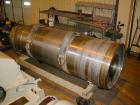 Used Sharples PM-85000 Super-D-Canter Centrifuge, 316 Stainless Steel Construction on Product Contact Areas. Max bowl speed 2345 RPM, sintered tungsten carbide lined beach section, 12