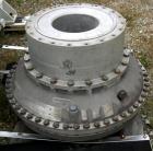 Used Sharples PM-85000 Super-D-Canter Centrifuge, 316 Stainless Steel Construction on Product Contact Areas. Max bowl speed 2345 RPM, sintered tungsten carbide lined beach section, 12