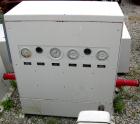 Used Sharples PM-85000 Super-D-Canter Centrifuge, 316 Stainless Steel Construction on Product Contact Areas. Max bowl speed 2345 RPM, sintered tungsten carbide lined beach section, 12