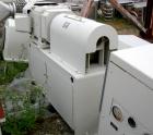 Used Sharples PM-85000 Super-D-Canter Centrifuge, 316 Stainless Steel Construction on Product Contact Areas. Max bowl speed 2345 RPM, sintered tungsten carbide lined beach section, 12