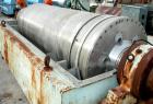 USED: Sharples PM-85000 Super-D-Canter Centrifuge, 316 stainless steel construction on product contact areas. Max bowl speed 2300 rpm, sintered tungsten carbide lined beach section, 12
