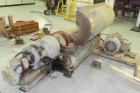 Used Sharples PM30000 Decanter Centrifuge, Type PR264/10 484720, 316 Stainless Steel. Driven by a 30 HP, 3/60/575 Volt, 1755 RPM motor. Includes drive & a control panel.