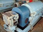 Used Sharples PM3500 MK1.5SD Super Decanter Centrifuge, stainless steel. With 40 hp/30 kW, max bowl speed 3150 rpm, scroll size 14