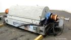 Used Sharples PM-55000 Super-D-Canter Centrifuge. 317 Stainless steel construction (product contact areas), 8” single lead quasi-axial conveyor with STC wear protection tiles, 360 degree solids disch...