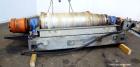 Used Sharples PM-55000 Super-D-Canter Centrifuge. 317 Stainless steel construction (product contact areas), 8” single lead quasi-axial conveyor with STC wear protection tiles, 360 degree solids disch...