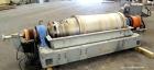 Used Sharples PM-55000 Super-D-Canter Centrifuge. 317 Stainless steel construction (product contact areas), 8” single lead quasi-axial conveyor with STC wear protection tiles, 360 degree solids disch...