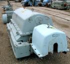 USED: Sharples XM-505 Super-D-Canter Centrifuge. 317/316 stainless steel construction on product contact areas. Max bowl speed 2800 rpm, 8