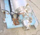 Used Sulzer Escher Wyss ZDC-30 Decanter Centrifuge, Type ZDC-30, Hastelloy S on product contact parts. Gas tight design. Casing No 2 purge seals with meter. 12.3