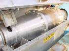 Used Sulzer Escher Wyss ZDC-30 Decanter Centrifuge, Type ZDC-30, Hastelloy S on product contact parts. Gas tight design. Casing No 2 purge seals with meter. 12.3