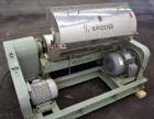 Used Tomoe TSM-010 Super-D-Canter Centrifuge. 316 Stainless steel construction (product contact areas), maximum bowl speed 3900 rpm, cake discharge ports, 3