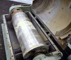 Used Tomoe TSM-010 Super-D-Canter Centrifuge. 316 Stainless steel construction (product contact areas), maximum bowl speed 3900 rpm, cake discharge ports, 3