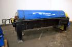 Used US Centrifuge CQ5 Solid Bowl Decanter Centrifuge, Model CQ5000. 2205 Stainless steel construction (product contact areas). Maximum bowl speed 2860 rpm, 6” single lead conveyor with welded hard f...