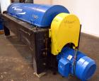 Used US Centrifuge CQ5 Solid Bowl Decanter Centrifuge, Model CQ5000. 2205 Stainless steel construction (product contact areas). Maximum bowl speed 2860 rpm, 6” single lead conveyor with welded hard f...