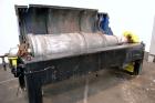 Used US Centrifuge CQ5 Solid Bowl Decanter Centrifuge, Model CQ5000. 2205 Stainless steel construction (product contact areas). Maximum bowl speed 2860 rpm, 6” single lead conveyor with welded hard f...
