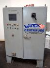 Used US Centrifuge CQ5 Solid Bowl Decanter Centrifuge, Model CQ5000. 2205 Stainless steel construction (product contact areas). Maximum bowl speed 2860 rpm, 6” single lead conveyor with welded hard f...