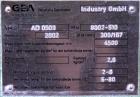 Used Westfalia AD-0509 Solid Bowl Decanter Centrifuge