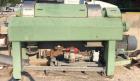 Used Westfalia Decanter Centrifuge; Model CA-450-00-02