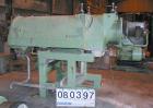 Used Stainless Steel Westfalia Solid Bowl Decanter Centrifuge,  CA-505-02-12