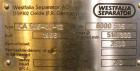 Unused- Westfalia CA-505-00-12 Solid Bowl Decanter Centrifuge, 316 stainless steel construction (product contact areas), max bowl speed 3500 rpm, two-gear design, gearbox, main drive, backdrive, lube...