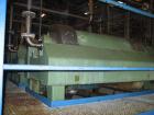 Used Westfalia CA-635-06-39 Solid Bowl Decanter Centrifuge. 316 Stainless steel (1.4401), max bowl speed 2665 rpm, gearbox, base, casing, motor 165 hp/110 kW/380 volt/50 cycle/3 ph motor. Includes hy...