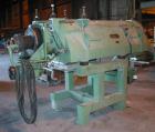USED: Westfalia CA-505-01-12 solid bowl decanter centrifuge, 316 stainless steel construction on product contact areas. Max bowl speed 3500 rpm, 6
