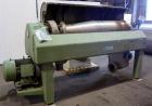 Used Stainless Steel GEA-Westfalia Solid Bowl Decanter Centrifuge, TD 3050
