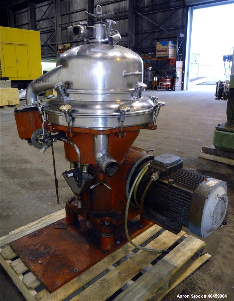 Used- De Laval AFPX-213 Desludger Disc Centrifuge