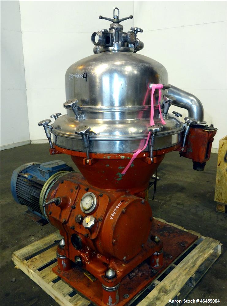 Used De Laval AFPX-213 Desludger Disc Centrifuge