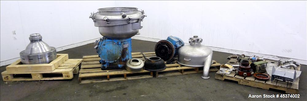 Used Stainless Steel Alfa Laval Desludger Disc Centrifuge, Type AFPX 213-XGP-74