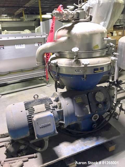 Used Alfa Laval AFPX-213 Desludger Separator Disc Centrifuge
