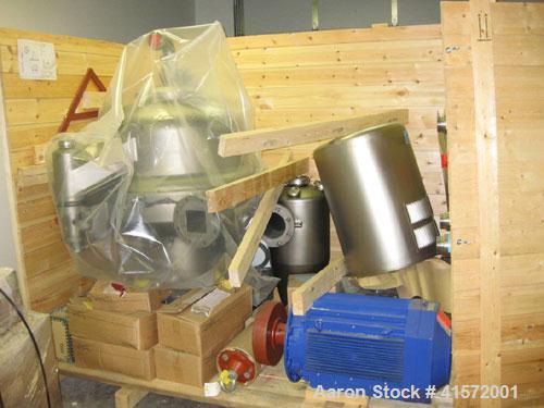 Unused-Alfa Laval AFPX-617XGV-14CG Centrifuge with 60 hp, 460/3/60 motor, vibration sensor, speed sensor, safety switch, illuminated sight glass, foundation mounting plate, and tool set with compress...