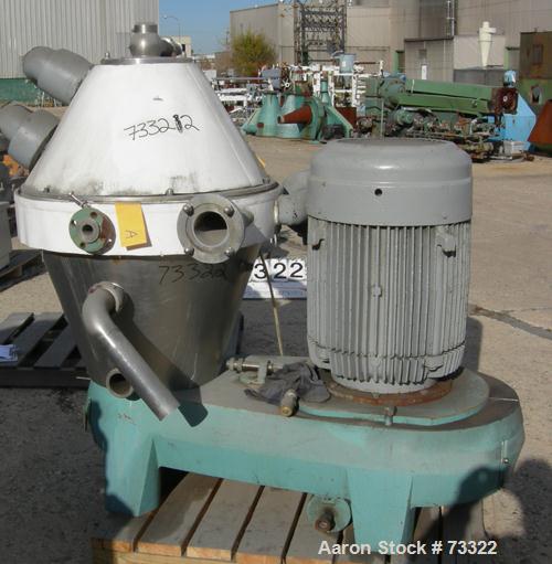 Used Alfa Laval AX-213 "Ultra Polishing" Desludger Disc Centrifuge
