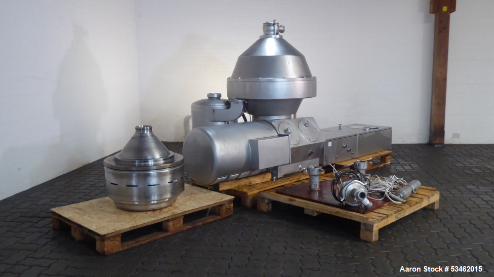 Used Alfa Laval BBRPX 714 HGV-34C Bactofuge Desludger Disc Centrifuge – Stainless Steel Dairy Separation System