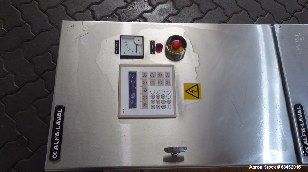 Used Alfa Laval BBRPX 714 HGV-34C Bactofuge Desludger Disc Centrifuge – Stainless Steel Dairy Separation System