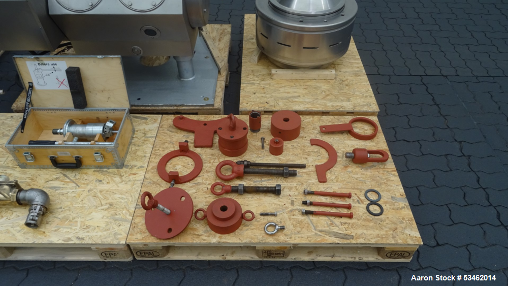 Used Alfa Laval BMRPX 714-HGV-14C-60 Bactofuge Disc Centrifuge Desludger – Stainless Steel Dairy Separator System