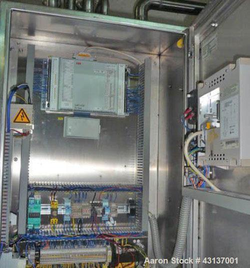 Used Alfa Laval/Tetra Pak BMRPX818-HGV-14C Bactofag Separator, stainless steel, capacity 1236 cubic feet/hour (35,000 liters/hour), bowl speed 4607 rpm.  Motor 49.3 hp/37 kW, 1520 rpm, 415V/3 phase/5...