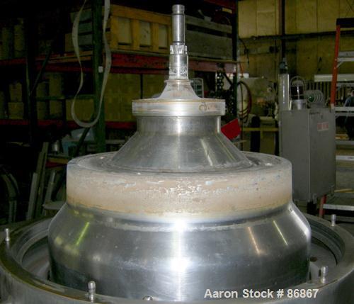 Used Alfa Laval BRAX-213S-31B "Ultra Polishing" Desludger Disc Centrifuge