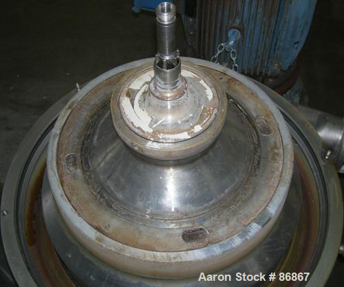 Used Alfa Laval BRAX-213S-31B "Ultra Polishing" Desludger Disc Centrifuge