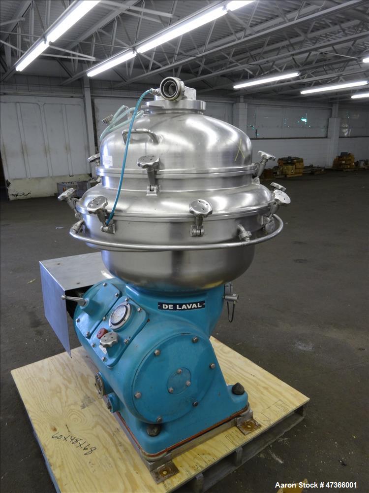 Used- Alfa Laval BRPX-213-34H-22 Desludging Disc Centrifuge.